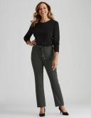 Millers Tapered Leg Joggers with Tie Front Pants - Womens - Moss Green AU Size 16 - AfterPay & zipPay Available