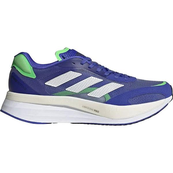 Adidas Adizero Boston 10 Sonic Ink Screaming Green