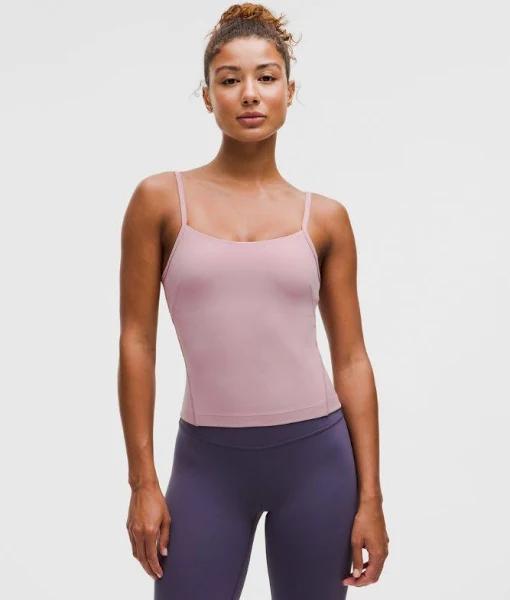 Women's Cross-Back Nulu Yoga Tank Top Light Support, C/D Cup in Rose Blush Size 12 | by lululemon