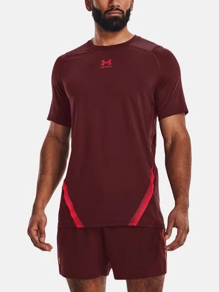 Under Armour HG Nov Fitted SS Sn31, Size S, Red