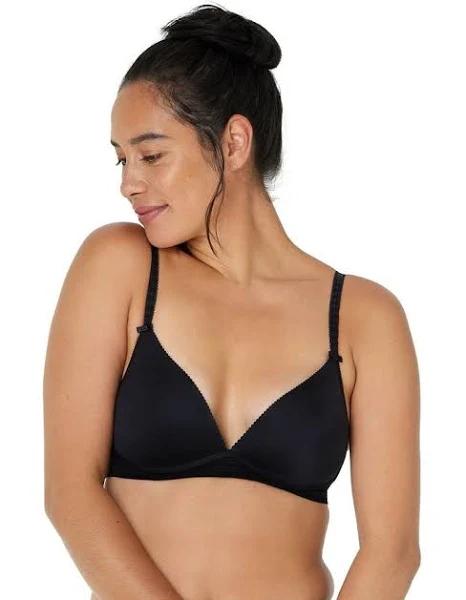 Bendon Body Seamfree Contour Bra 620-7423 Black 16 D