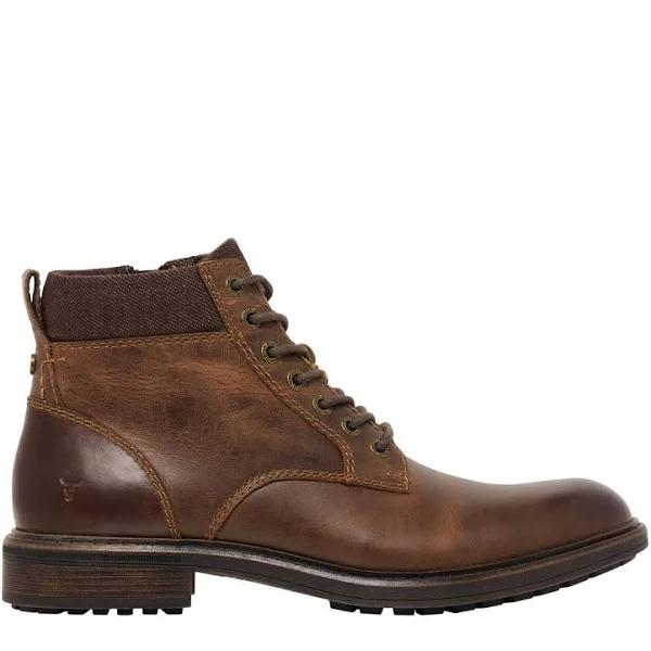 Windsor Smith Beau Leather Boot in Brown 7