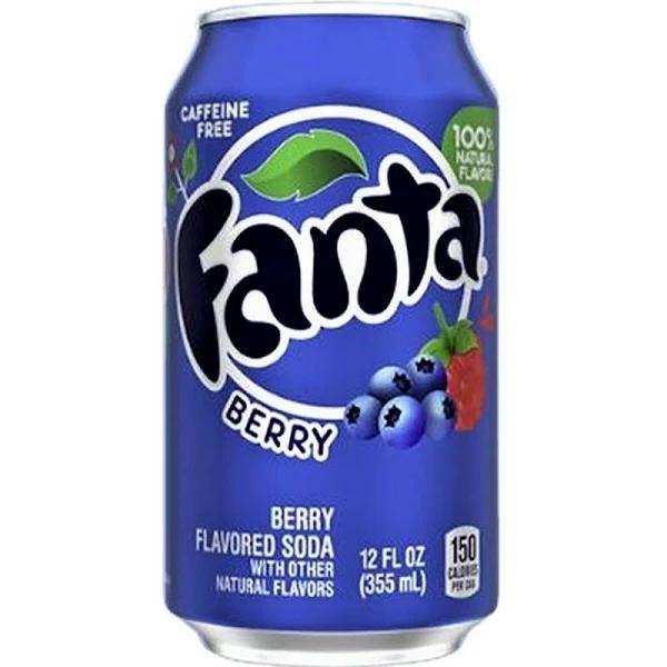 12 x Fanta Berry Cans (355ml)