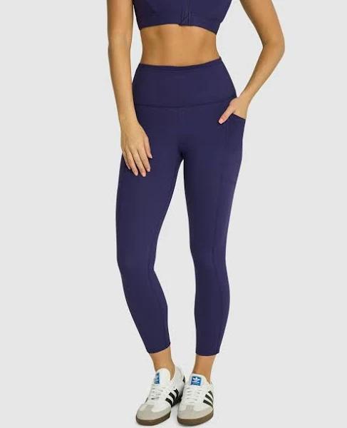 Rockwear Luxesoft Pocket Ankle Grazer Tights in Blackberry Purple 8