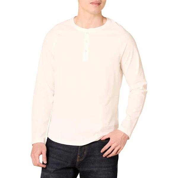 Amazon Essentials Men's Slim-Fit Long-Sleeve Henley Shirt