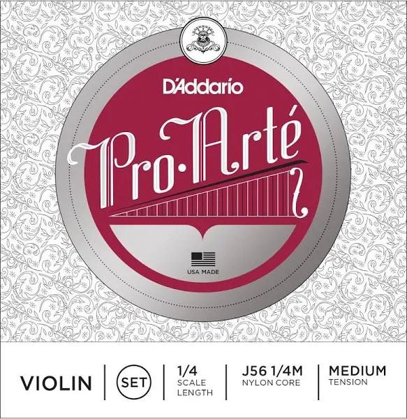 D'Addario Pro-Arte 1/4 Scale Medium Tension Violin String Set