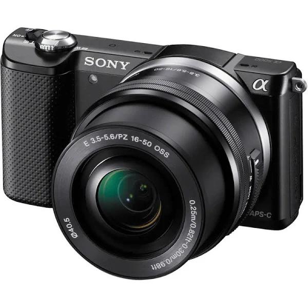 Sony Alpha A5000 Mirrorless Camera with 16-50mm Lens