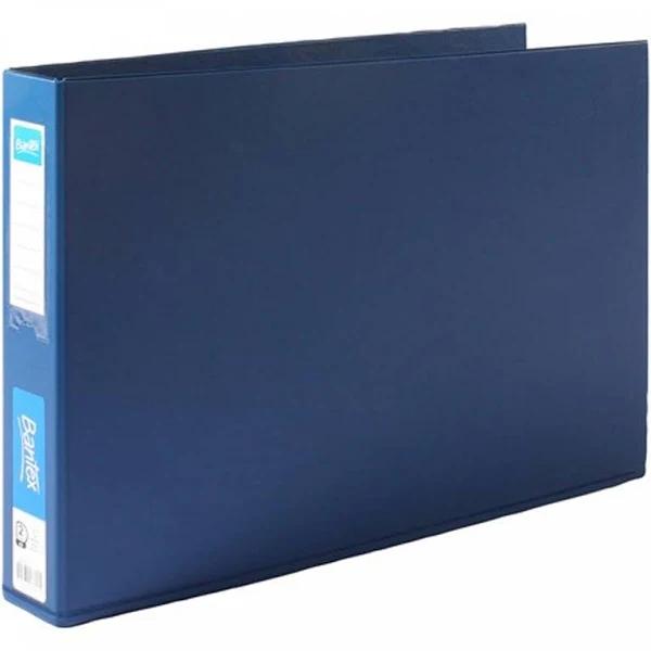 Bantex Binder Landscape 2D Ring 38mm A3 Blue