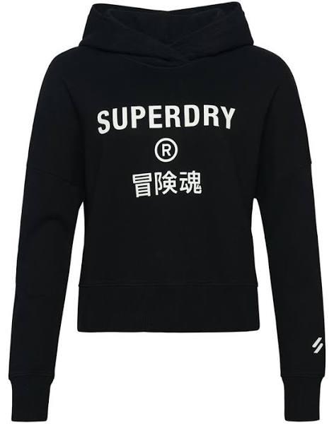 Superdry Core Sport Crop Box Hoodie