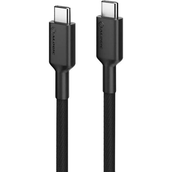 Alogic Elements Pro USB C to USB C Cable Male to Male 1m Black