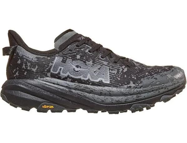 Hoka Women's Speedgoat 6 GTX Shoes in Black/Outer Orbit, Size 10