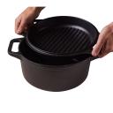 Victoria Seasoned Cast Iron Combo Cooker 26cm - 5.6L