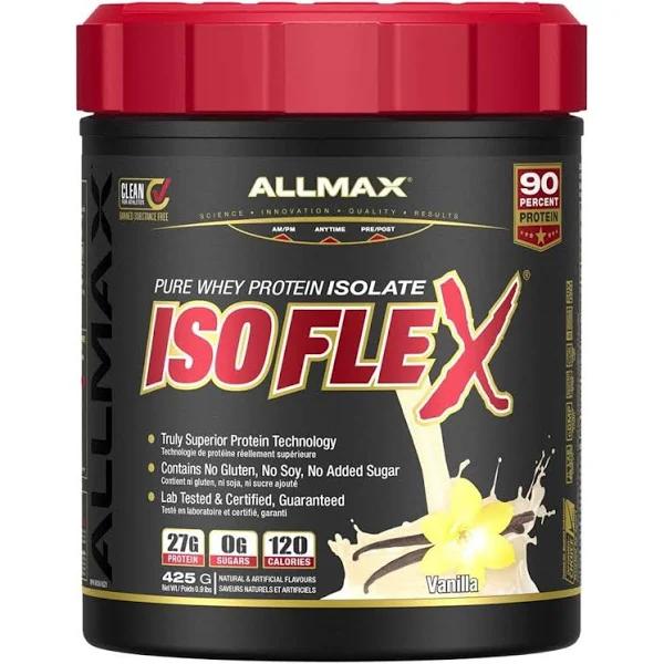 ALLMAX Nutrition Isoflex - Whey Protein Isolate Vanilla .9 lbs