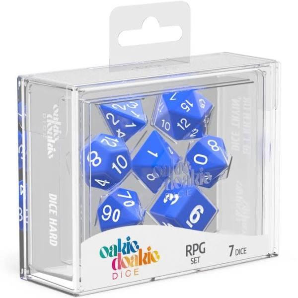 Oakie DOAKIE Dice RPG Set Solid - Blue (7)