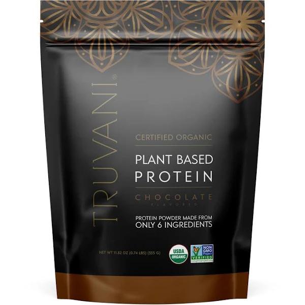 Truvani Plant Based Protein Powder Chocolate 11.82 oz