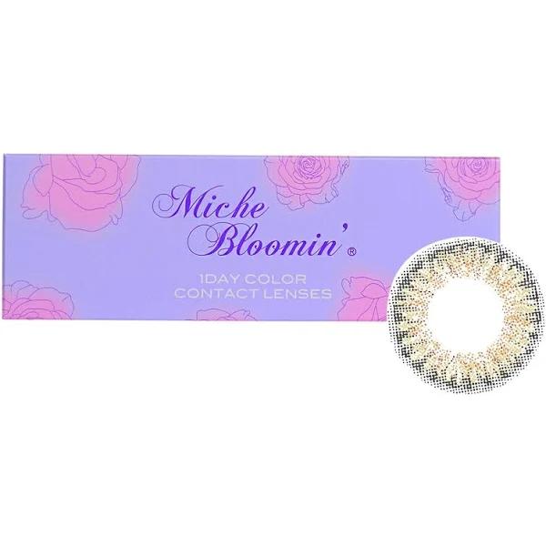 Miche Bloomin' Quarter Veil 1 Day Color Contact Lenses (102 Bronze Ash) - 0.00 10pcs