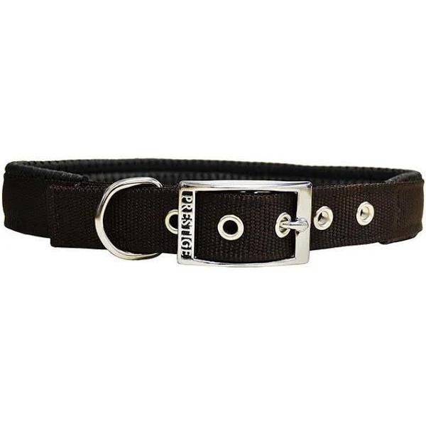 Prestige Pet Soft Padded Adjustable Dog Collar Brown 1 Inch x 71cm