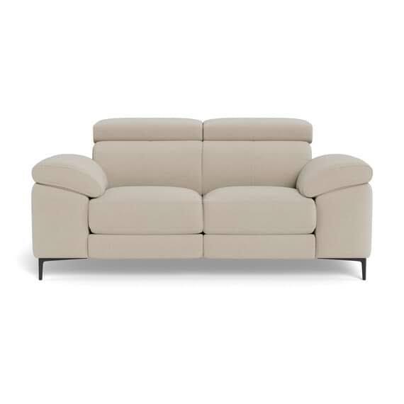 Cora Fabric Electric Recliner Sofa Ecru by Freedom