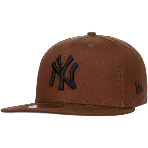 New Era 59Fifty New York Yankees Baseball Cap - MLB League Essential - Brown-Black