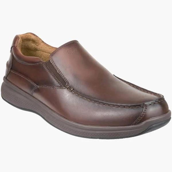 Florsheim Shoes Great Lakes Moc Toe Slip On Redwood Size 14 UK