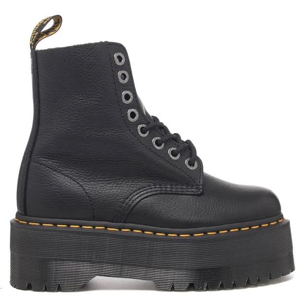 Dr. Martens Womens 1460 Pascal Max Boots Black Pisa, 6.5