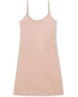 David Jones Silk Full Slip in Nude, Size 12 AU