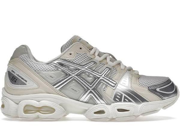 ASICS GEL-Nimbus 9 Wind and Sea White Silver