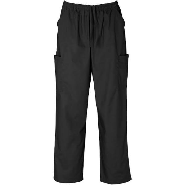 Biz Collection H10610 Classic Unisex Scrubs Cargo Pant Black / 3XL