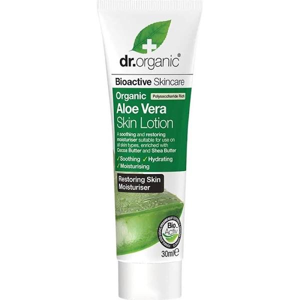 Dr Organic Skin Lotion Organic Aloe Vera 30ml Travel Size