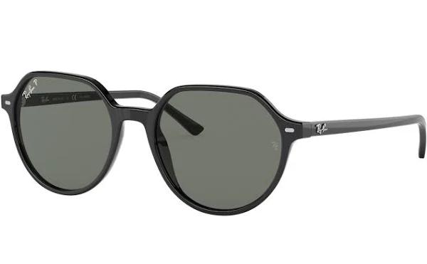 Ray-Ban RB2195F Black - Unisex Sunglasses, Green Classic G-15 Lens