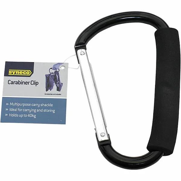 Syneco 10 x 16 x 1cm Aluminium Carabiner Clip