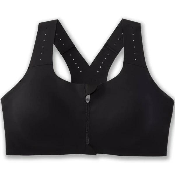 Brooks Zip 2.0 Sports Bra Women's Black DDE