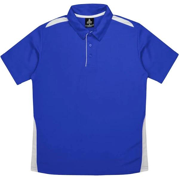 Paterson Mens Polos Royal/White / M