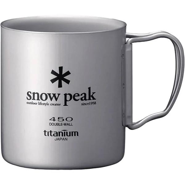 Snow Peak Titanium Double Wall Mug 450 (MG-053R)