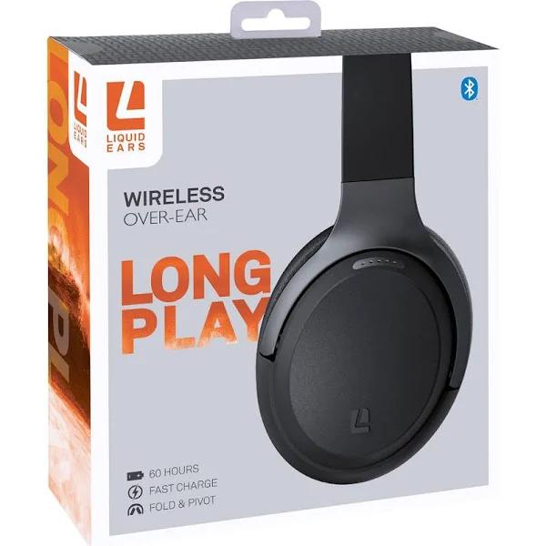 Liquid Ears Long Play Over Ear Wireless Headphones Assorted Each