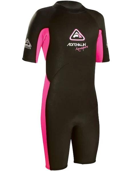 Adrenalin Junior Aquasport Spring Wetsuit 12 Pink