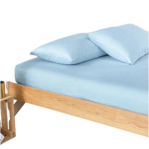 Steel Blue 2000TC Bamboo Cooling Fitted Sheet Set