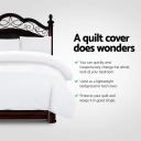 Giselle Bedding Classic Quilt Cover Set (Black) - King