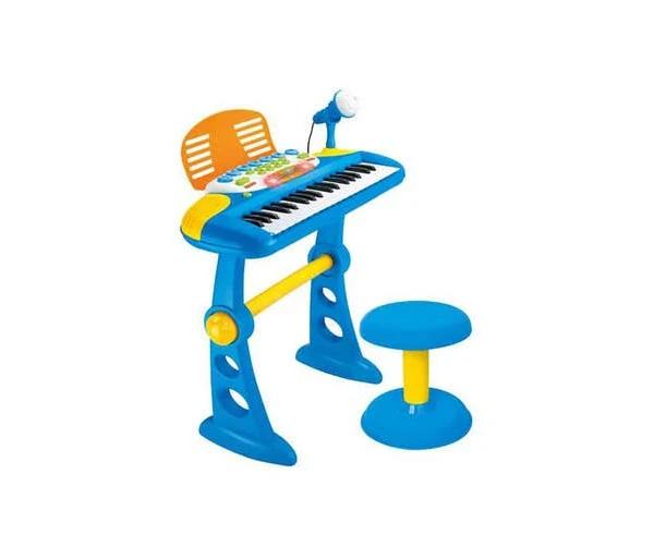 Lennox Children's Electronic Keyboard with Stand (Blue) Musical Instrument Toy