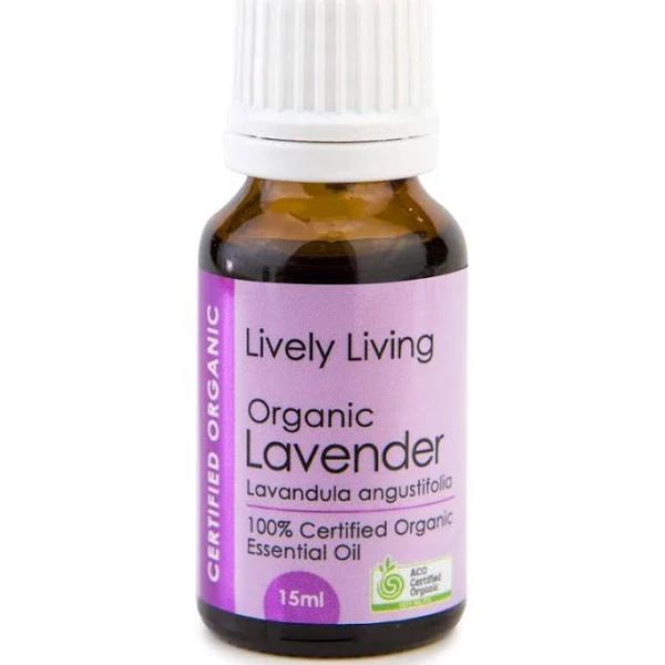 Lively Living - Lavender Organic Essential Oil 15ml