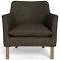 Harbour Leather Occasional Chair Graphite by Freedom, 100% Leather TN