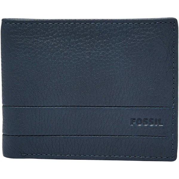 Fossil Men's Lufkin Traveller Wallet (Navy)