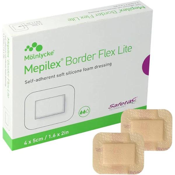 Mepilex Border Flex Lite 4 x 5cm 10 Pack