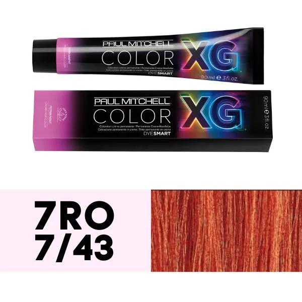 Paul Mitchell The Color 7RO 7/43 DyeSmart XG Permanent Hair Color 3 oz