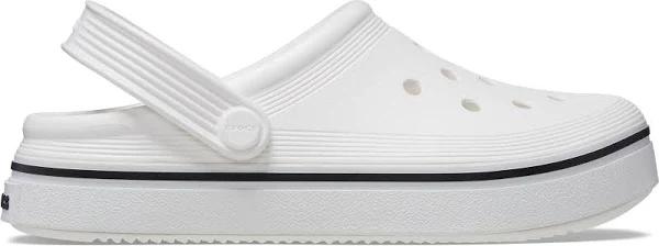 Crocs Kids' Off Court Clog; White, J1