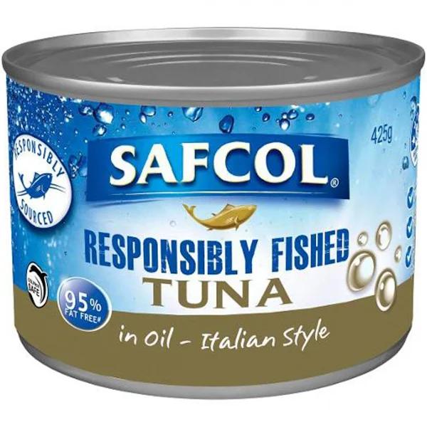 Safcol Responsibly Fished Tuna in Oil Italian Style 425g