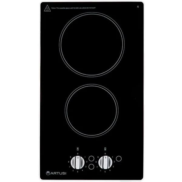 Artusi 30cm Domino-Style Black Ceramic Glass Electric Cooktop CACC32K