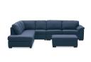 Rumpus - Fabric Corner Suite Left-Hand Facing Chaise with Sofa Bed by Amart Furniture