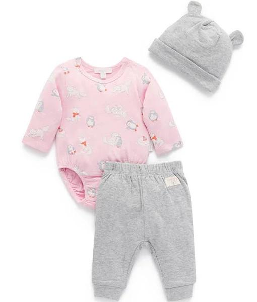 Purebaby Frolicking Foxes 3 Piece Set 000