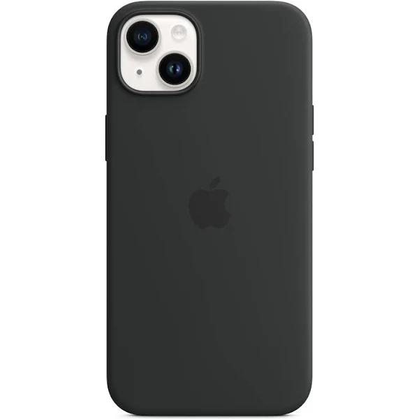 iPhone 14 Plus Silicone Case with MagSafe Midnight